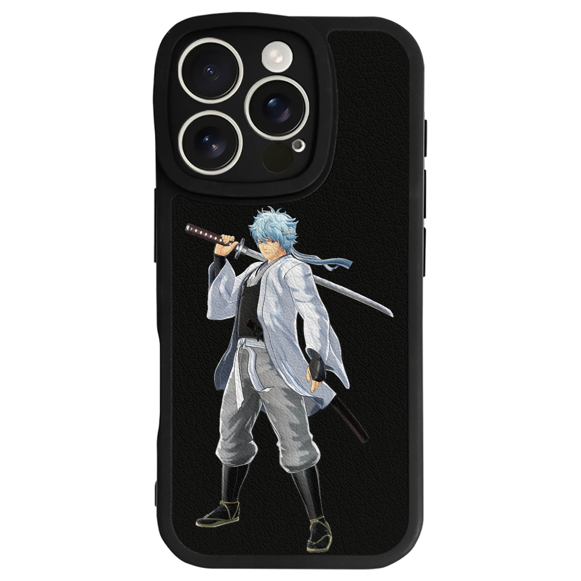（画像用） ぎんたま 坂田銀時（さかたぎんとき） 神楽 志村新八（しむら しんぱち） GINTAMA Sakata Gintoki Kagura Shimura Shinpachi 【iPhone 16シリーズ対応】シリコンスマホケース（レザー調） 材質：シリコン